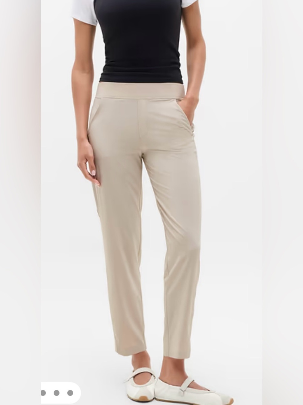 Athleta Pants Brooklyn Mid Rise Ankle Pants Color: Abalone size 2